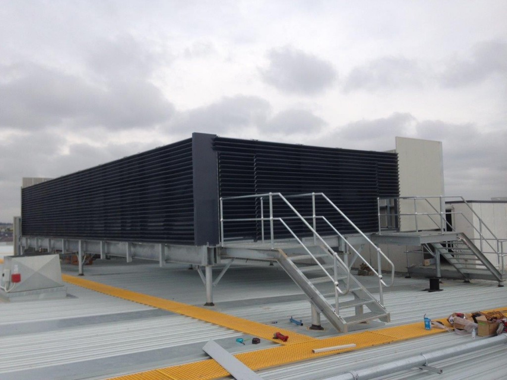 roof top plant deck acoustic screens 9 1024x768 - آکوستیک و طراحی اتاق دیزل ژنراتور